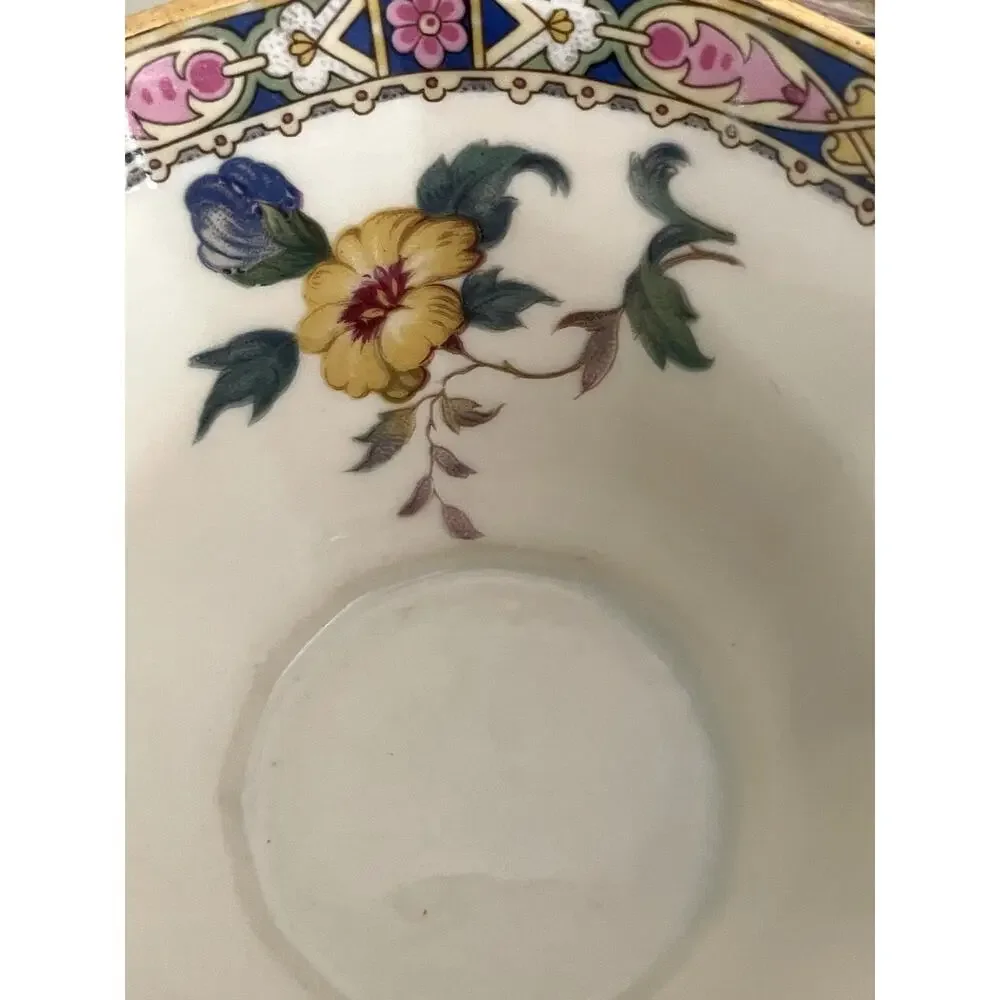 Black Knight Palmiero Vintage Teacup & Saucer Czech - FOR ONE SET Multi Avail